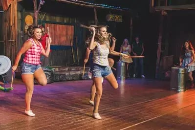 Hatfield daughters dancing